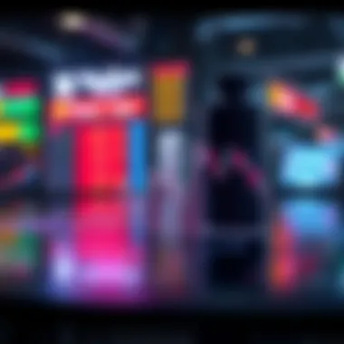 Visual representation of market volatility analysis