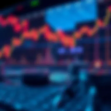 Strategic investment decisions represented through financial graphs