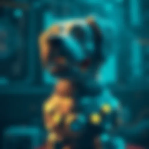 Conceptual representation of cryptocurrency innovation