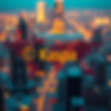 Diagram depicting the market position of Kaspa in the cryptocurrency landscape