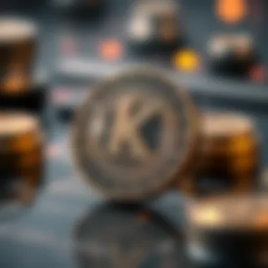 Visual representation of the technical features of Kaspa coin