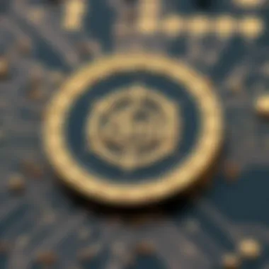 Technical diagram illustrating ldmk coin features