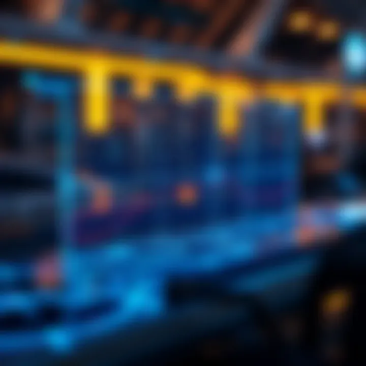 Graph illustrating liquidity pools in DeFi