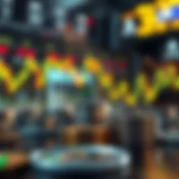 Visual representation of market dynamics in cryptocurrency trading.