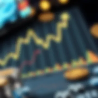 Graph showcasing market trends in cryptocurrency gambling