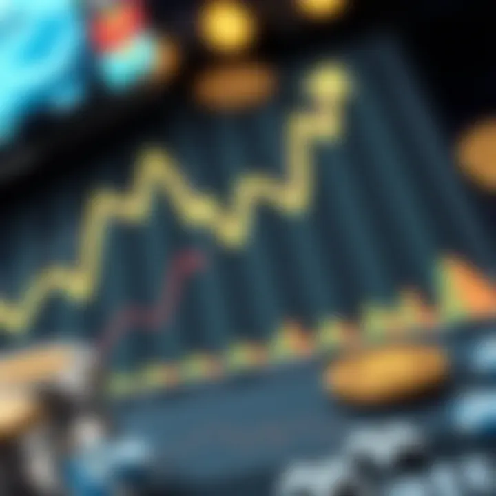 Graph showcasing market trends in cryptocurrency gambling