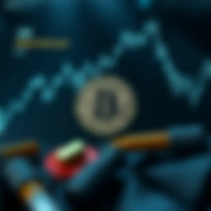 Graph illustrating market trends related to Grayscale Bitcoin