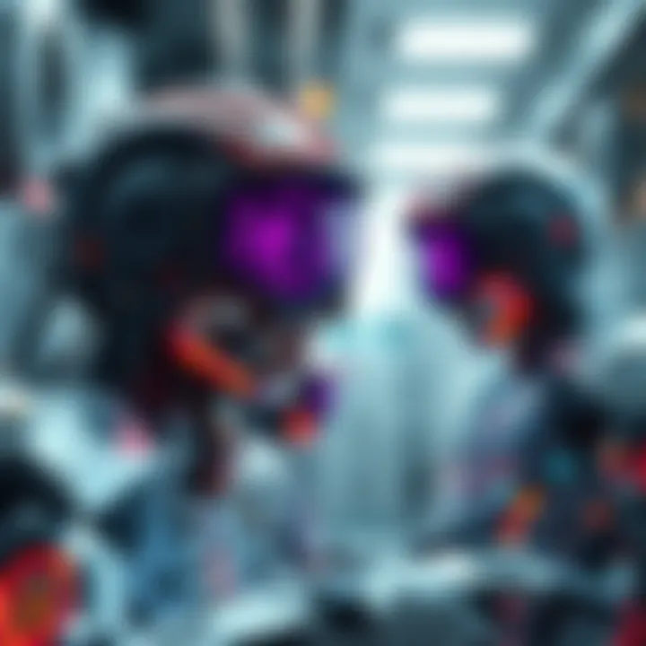 A futuristic vision of technology transforming society