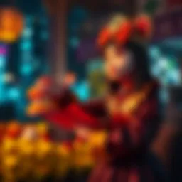 An artistic representation of the Milady NFT culture