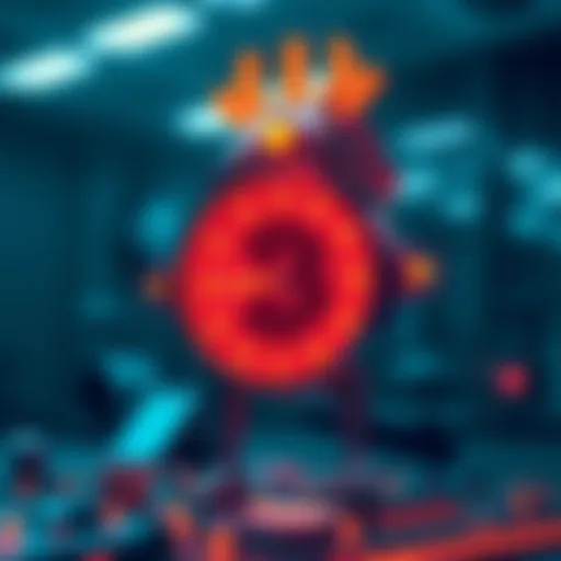 Conceptual illustration of NFTs in digital art