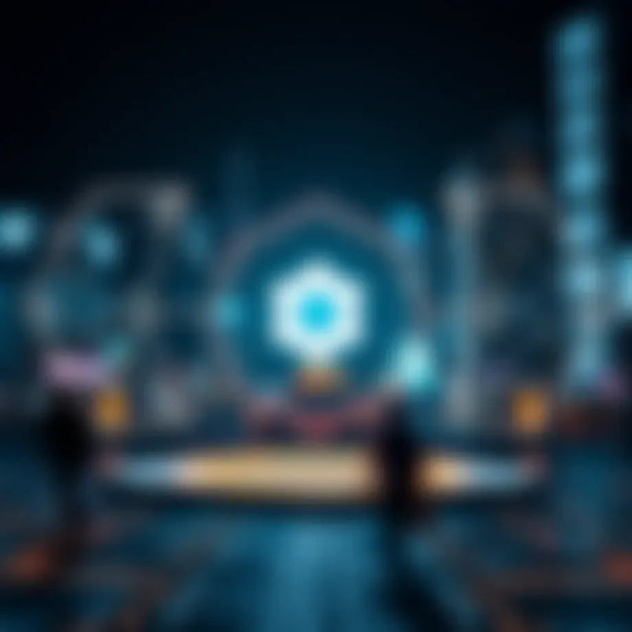 Visual representation of omnichain technology enabling seamless blockchain interactions.