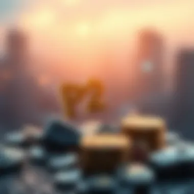 Illustration depicting the concept of P2P cryptocurrency trading