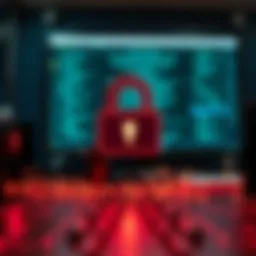 Conceptual representation of ransomware