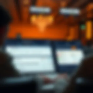 User interface of Solscan platform