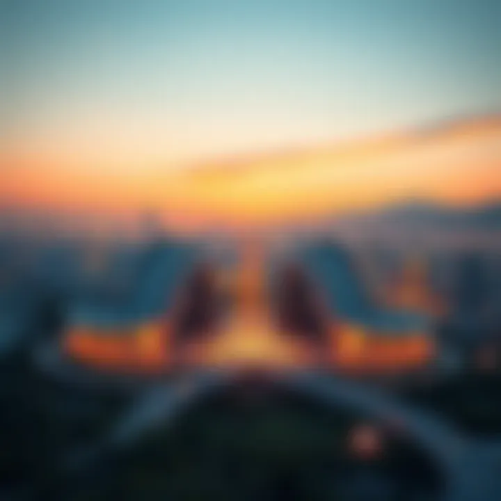 Visual representation of blockchain technology and Sora's ecosystem