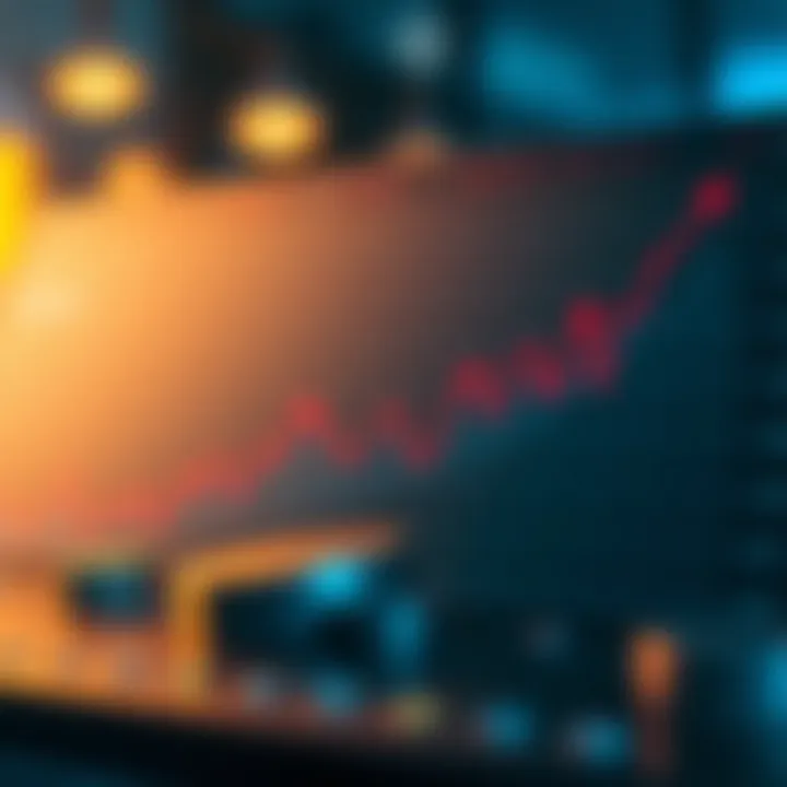 Graph illustrating the market trends of stream coins