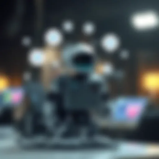 Illustration explaining Telegram bot functionalities