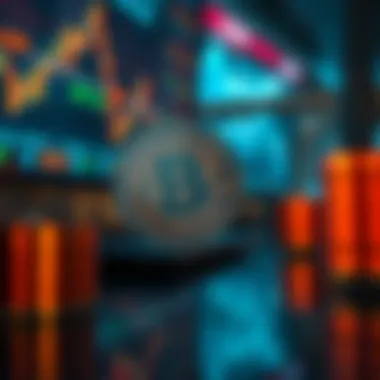 A digital representation of cryptocurrency transactions