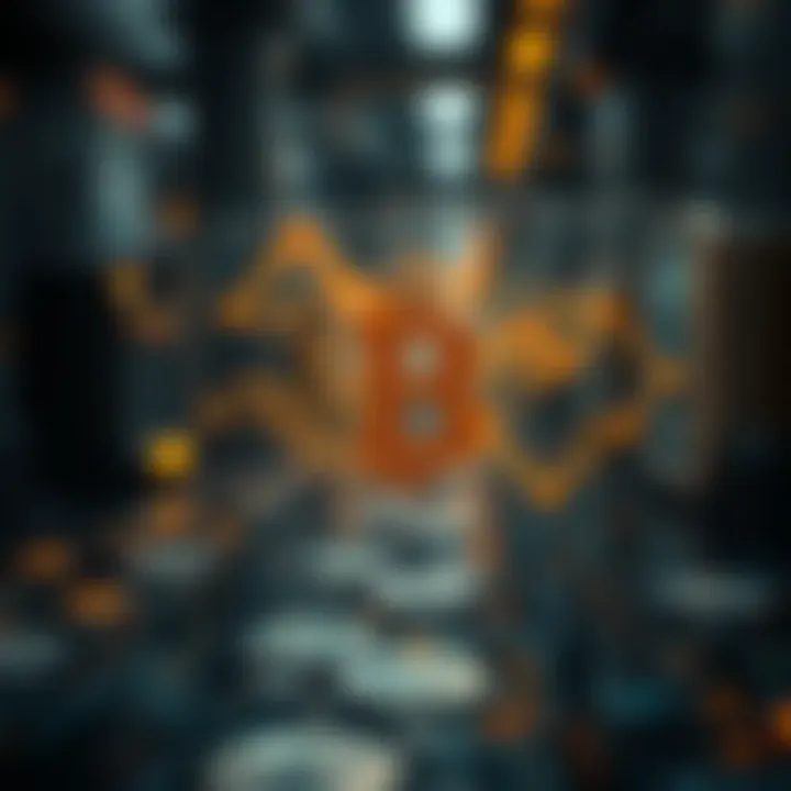 Illustration showing transparency in blockchain transactions