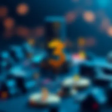 Conceptual diagram of USDT as a stable cryptocurrency