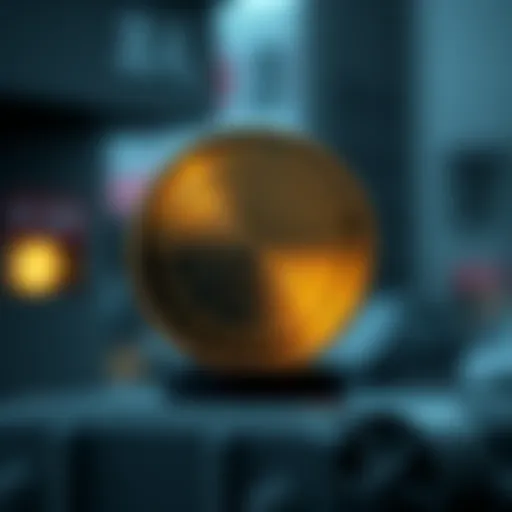 Symbolic representation of Worldcoin's impact in South Korea