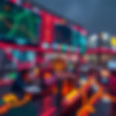 A vibrant cryptocurrency market overview